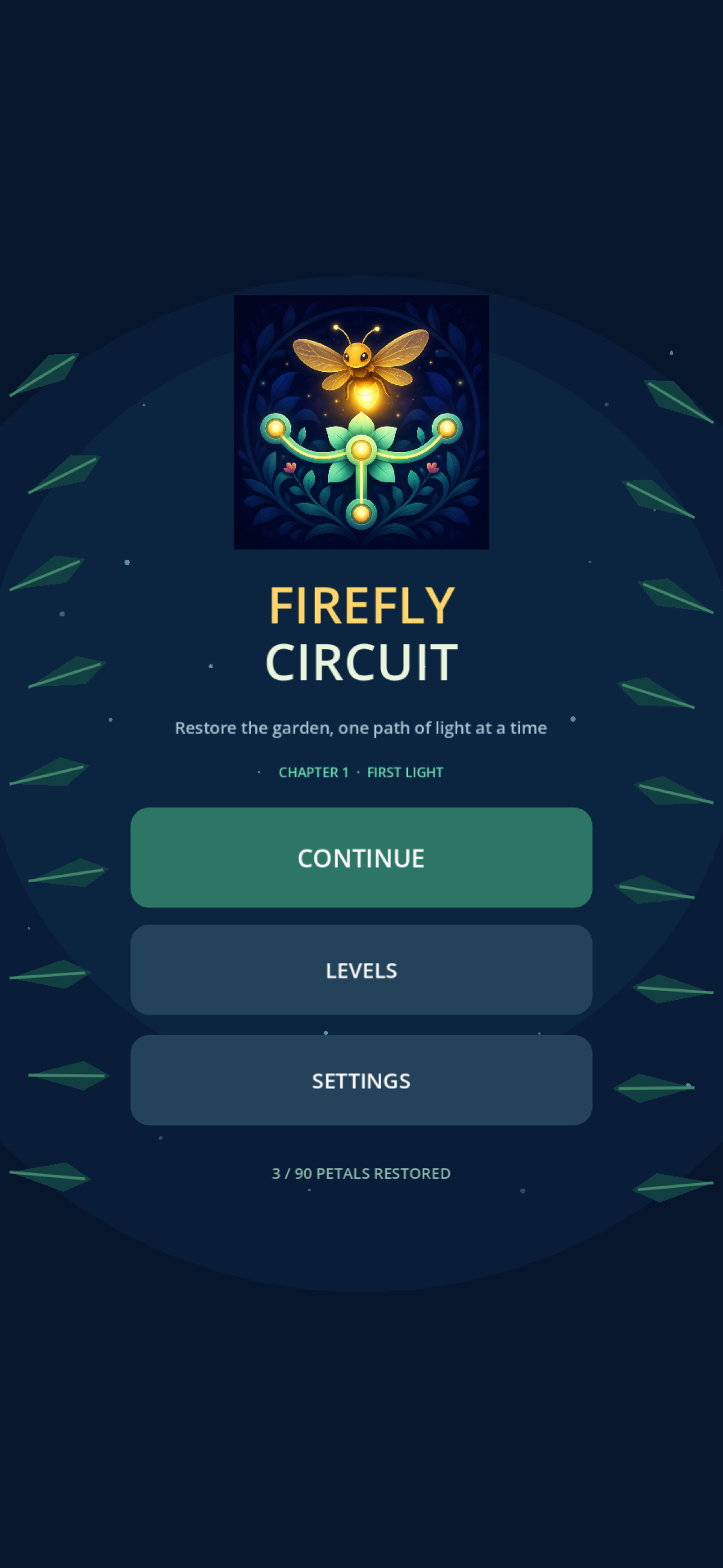 Firefly Circuit home screen